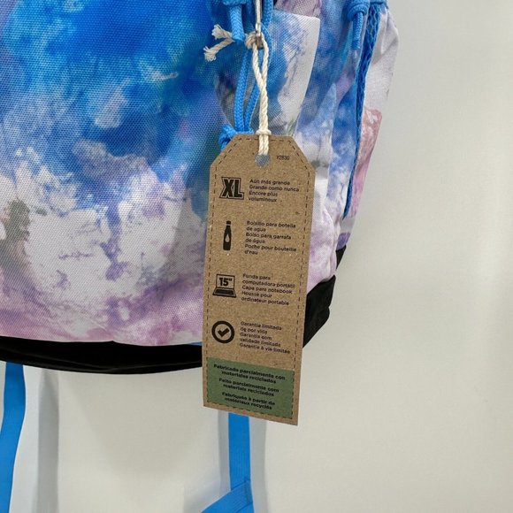 Jansport Cool Student Backpack XL Pastel Tie-Dye Fits 15\